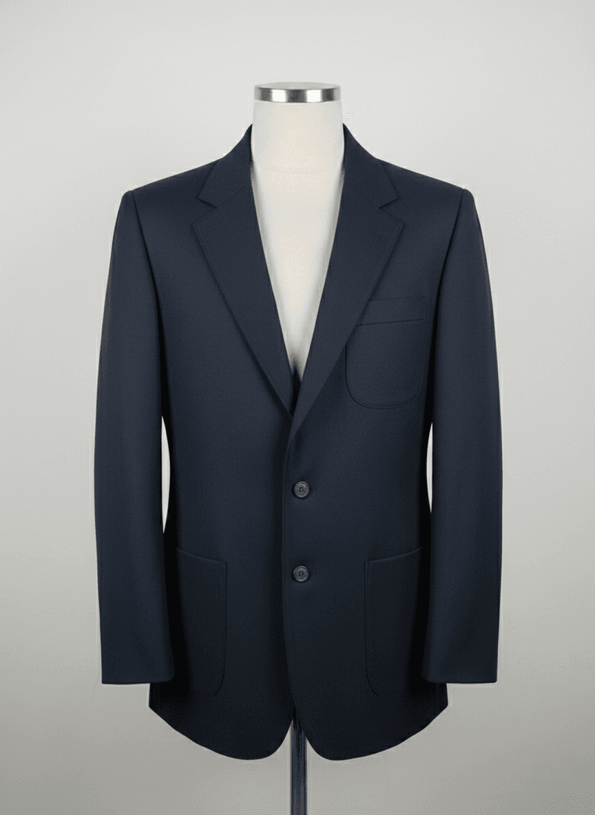 Tailored School Blazer - Navy