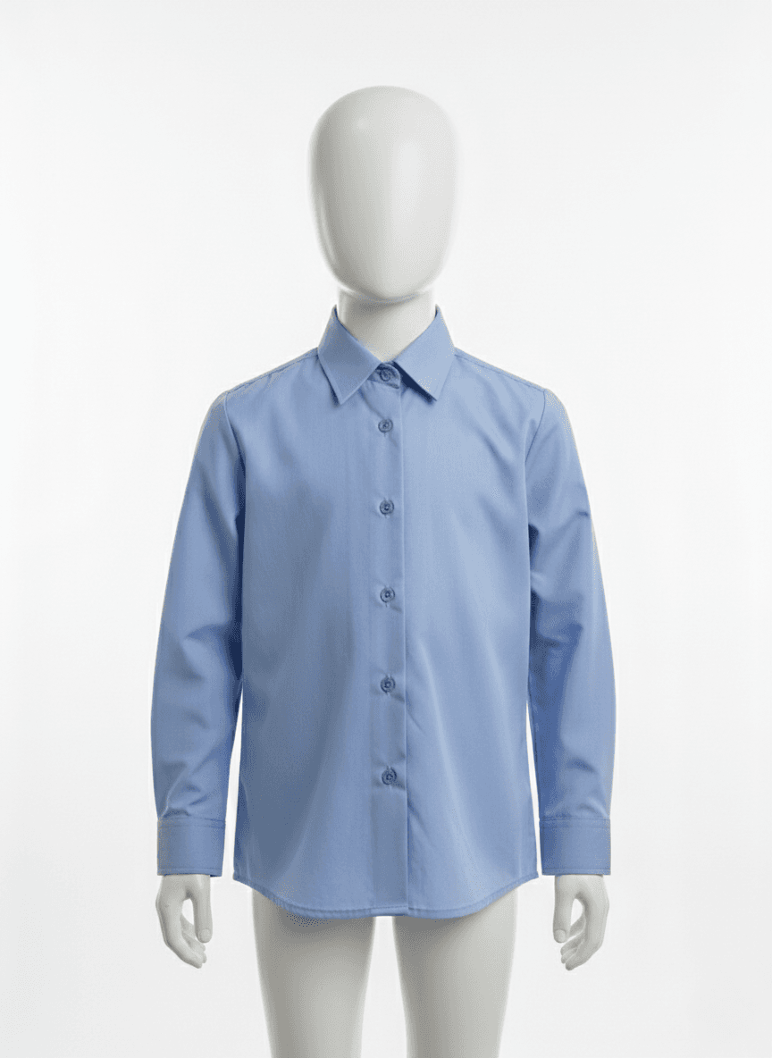 Primary Long Sleeve Shirt - Light Blue