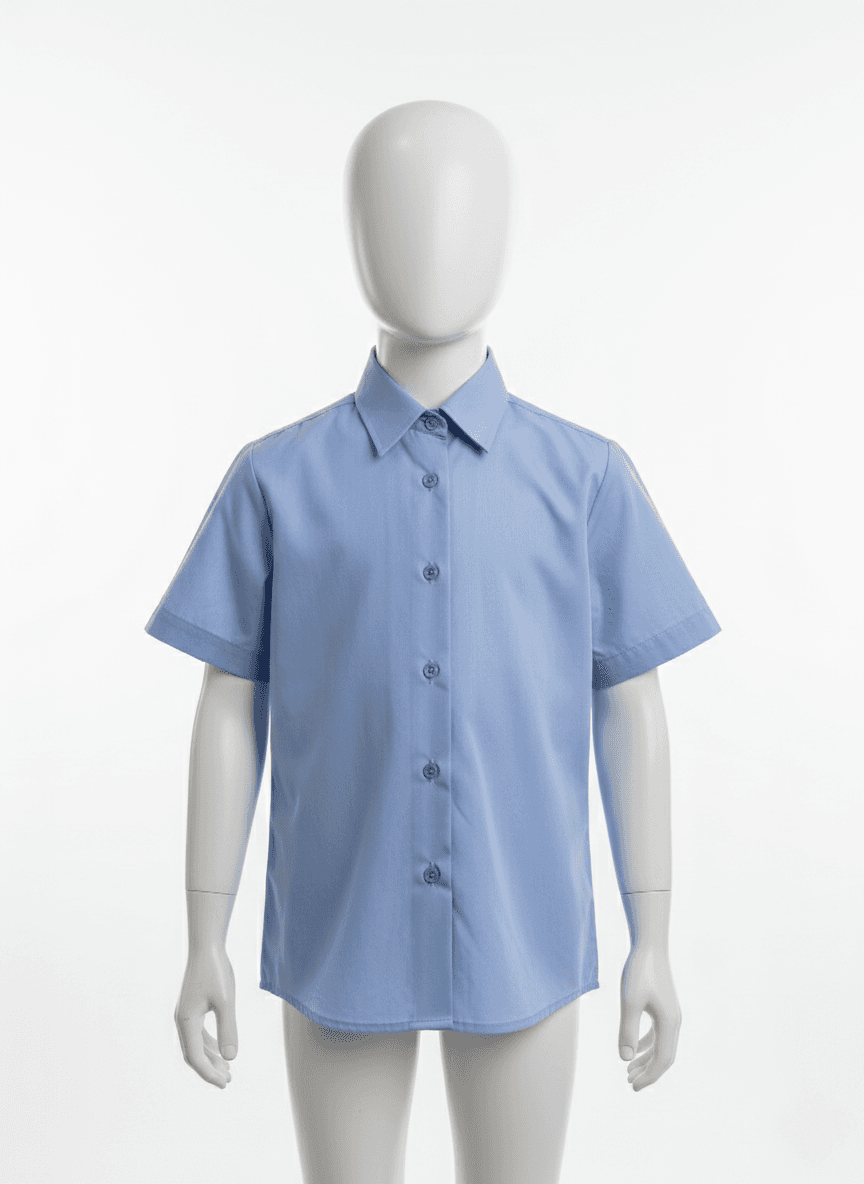 Primary Short Sleeve Shirt - Light Blue
