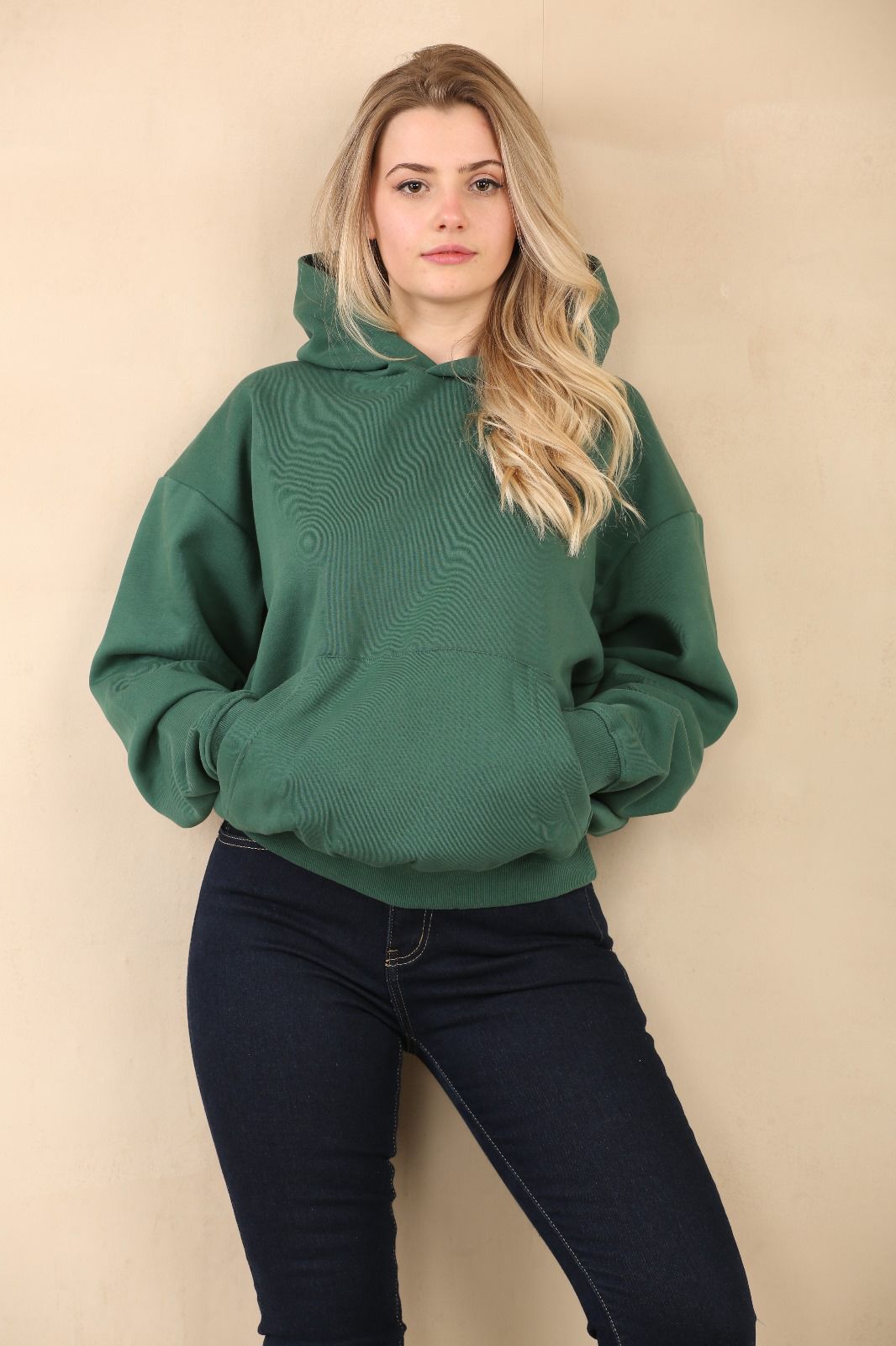 Premium Hoodie Oversize - Dark Green