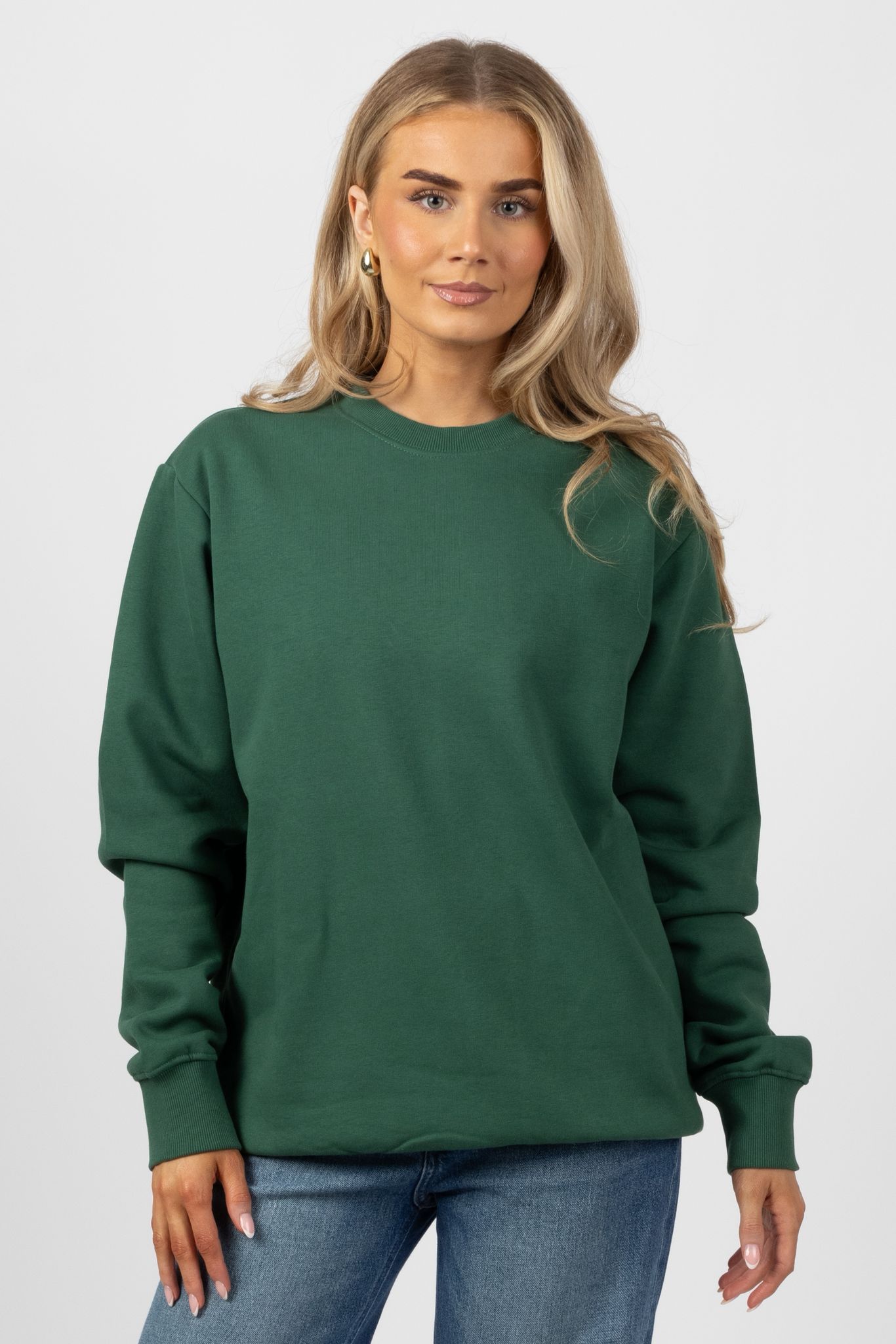 Sweatshirt Regular Green - Green