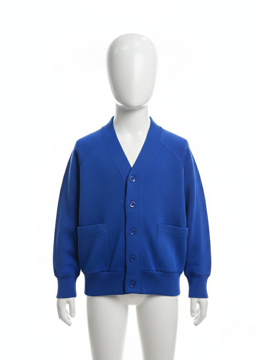 School Cardigan - Blue