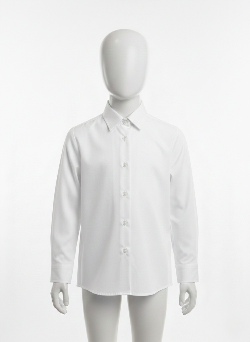 Primary Long Sleeve Shirt - White