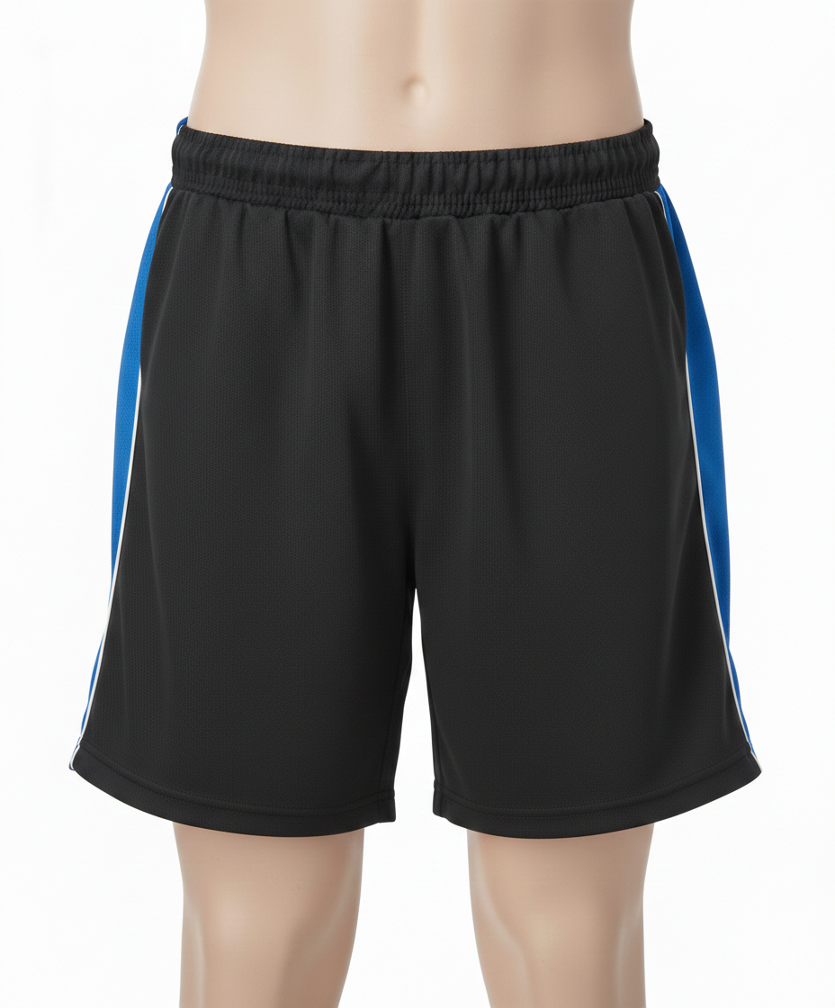 Secondary PE Shorts - Black/Blue
