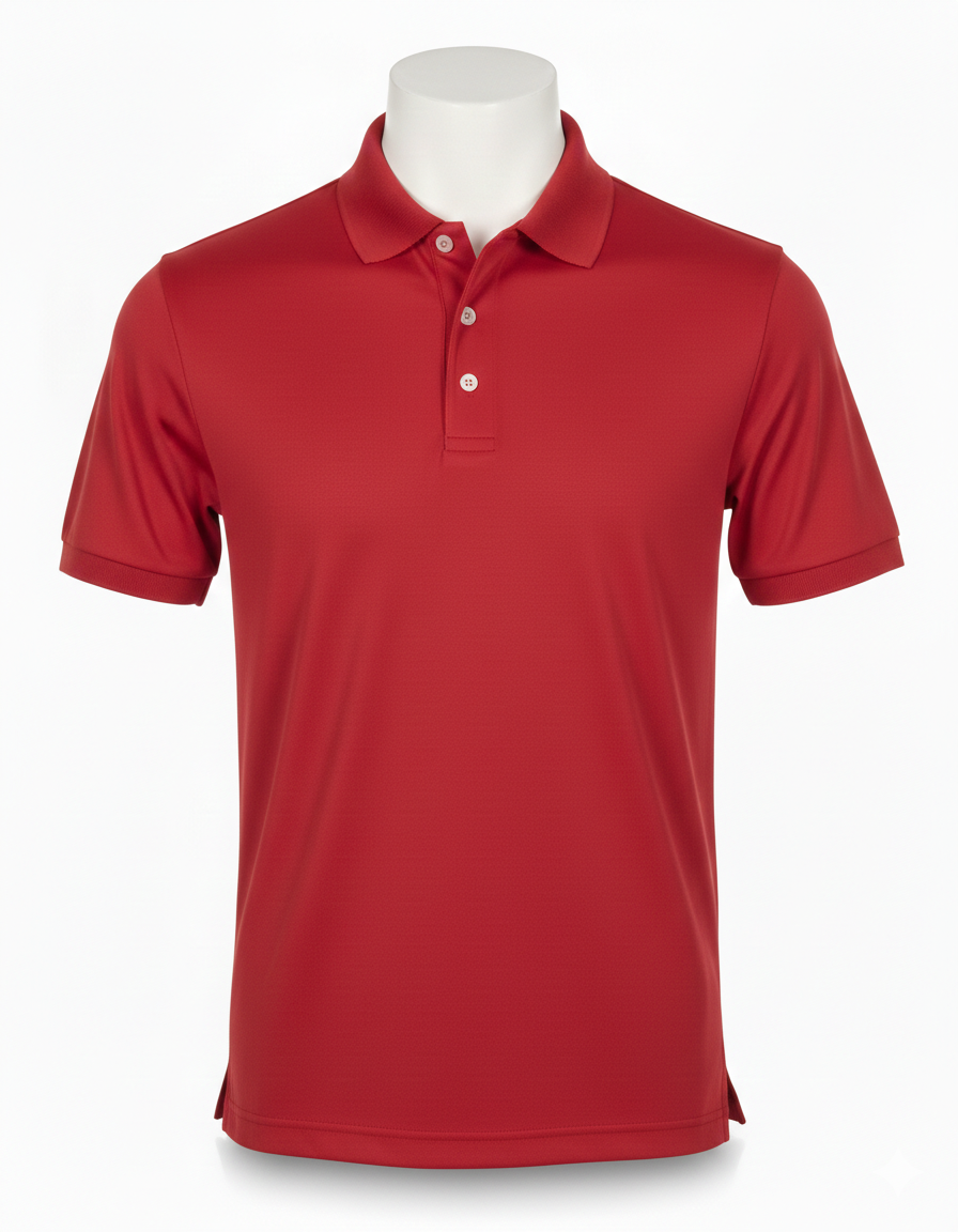 School Polo Shirt - Red
