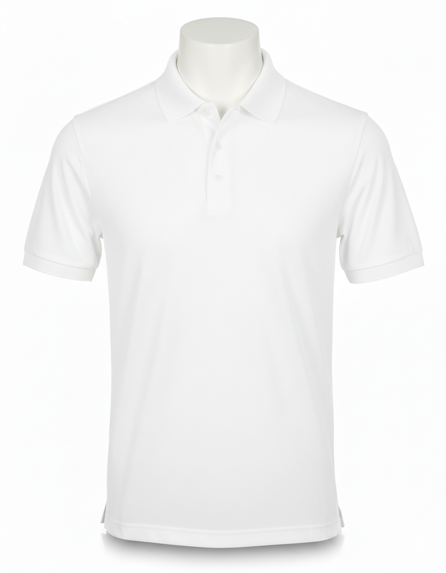 School Polo Shirt - White
